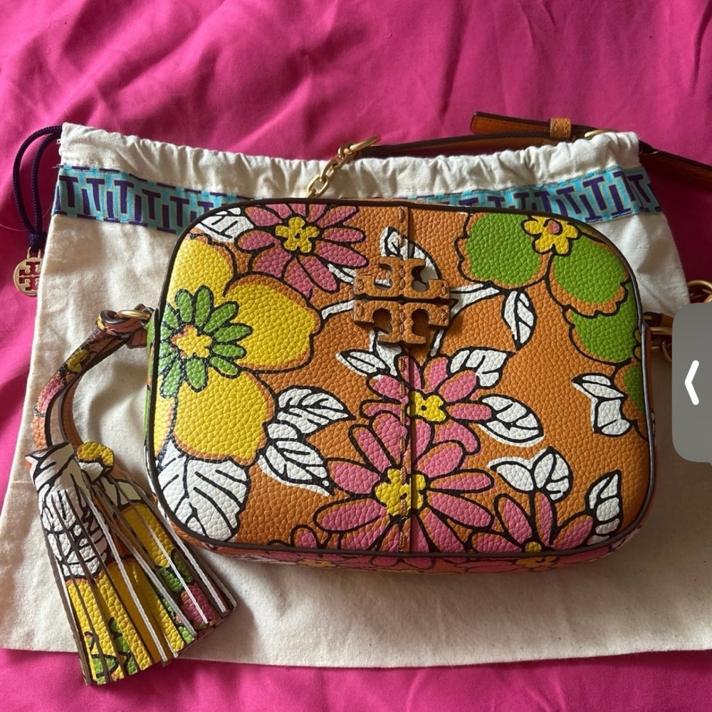 Tory Burch Multicolor Floral Crossbody Bag